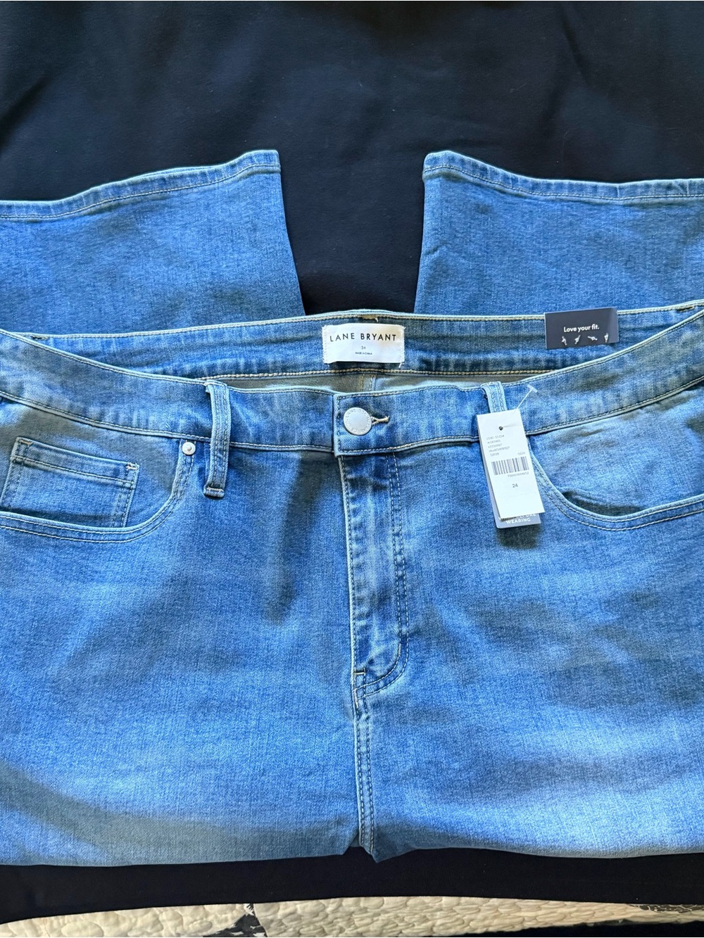 Lane Bryant Light Blue Pedal Jeans